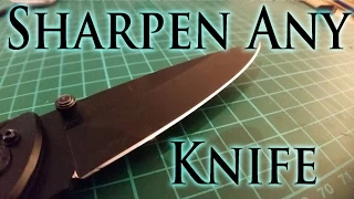 The Laziest Way to Sharpen Any Knife to Razor Sharp