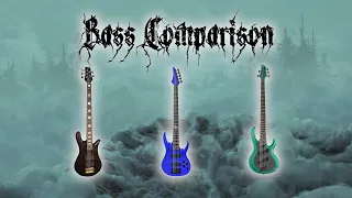 Bass Comparison - Spector Euro vs. Ibanez BTB multiscale vs. Solar