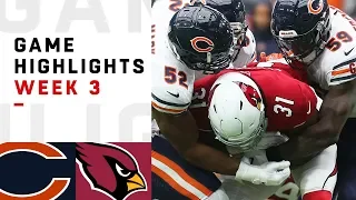 Bears vs. Cardinals Week 3 Highlights | NFL 2018