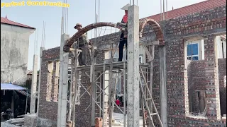 Curved Door Arch Construction Techniques - Creating Frames And Building Arches With Bricks