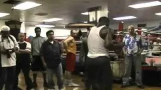 Throwback Footage:Floyd Mayweather work out for Arturo Gatti