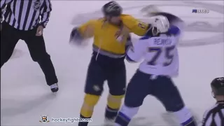 Ryan Reaves vs Brian McGrattan Feb 4, 2012