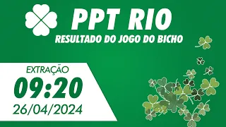 🍀 Resultado da PPT Rio 09:20 – Resultado do Jogo do Bicho De Hoje 26/04/2024