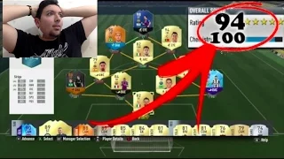 IMPOSSIBLE 194 RATED FUT DRAFT!!! FIFA 17 WORLD RECORD