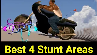 Top 4 Bike Stunt Areas In GTA San Andreas || #GTA || GTA Gameplay || IRT || Indian Rockstar Tamil ||