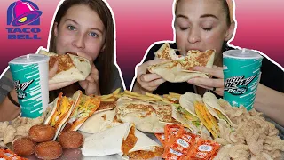 TACO BELL FEAST MUKBANG - CHILLI CHEESE BURRITO, CRUNCH WRAP SUPREME, CHEESY GORDITA CRUNCH & MORE