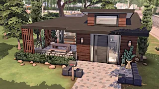 TINY MODERN HOUSE 🏡 The Sims 4 Speed Build | No CC