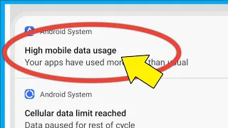 High Mobile Data Usage Android | High Mobile Data Usage Problem | High Mobile Data Usage