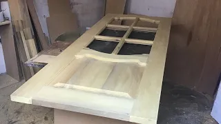 PUERTA MAMPARA EN MADERA MOHENA // MIRA COMO LA FABRIQUÉ//SOY CARPINTERO