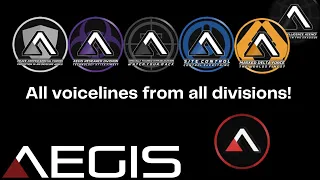 AEGIS International - All voicelines from all divisions (including divisionless!)