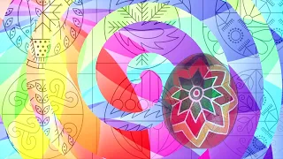 9 ФУТАЖ ФОН  ДЛЯ ВИДЕО ПИСАНКИ ПИСАНКАРСТВО PYSANKY EASTER BACKGROUND FOR VIDEO