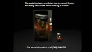 Bloxy Cola Recall Advert