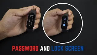 How to Input Password and Lock Screen on Mi Band 7