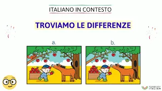 ITALIANO IN CONTESTO #9: Troviamo le differenze!