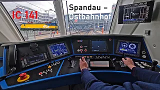 My first journey | Driver's cab ride IC141 Berlin-Spandau - Berlin Ostbahnhof | BR 193 Vectron