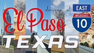 Travel at El Paso Texas, Interstate 10 East. U.S.A