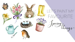 Let's Paint My Favourite Spring Things