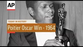 Sidney Poitier Oscar Win - 1964 | Today In History | 13 Apr 18