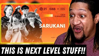 Reaction to Sarukani 🇯🇵 | GRAND BEATBOX BATTLE 2021: WORLD LEAGUE | Crew Showcase