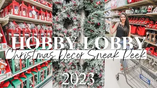 HOBBY LOBBY CHRISTMAS DECOR 2023 | HOBBY LOBBY CHRISTMAS DECOR SNEAK PEEK | HOBBY LOBBY SHOP WITH ME