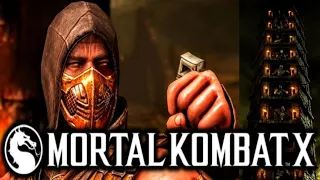 MKX *SCORPION* KLASSIC TOWER GAMEPLAY!! (NINJUTSU VARIATION)