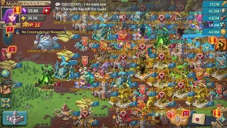 Lords Mobile - A lot of Troops Dead | Catching Targets Sleeping!