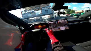 Tesla Model S Plaid Top Speed Run