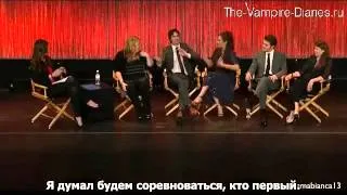 Vampire Diaries Panel - Last Word Game - Paleyfest 2014 (русские субтитры)