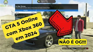 Como jogar GTA V Online no Xbox 360 em 2024 - Gravado ao Vivo na Live Tutorial - NÃO É O OG