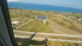 Landing in Rhodes greece