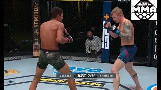 Alex Caceres vs. Austin Springer (UFC Fight Night: Smith vs. Rakic) Full Fight