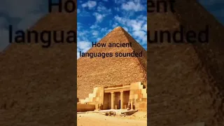 How ancient languages sounded #shorts #memes