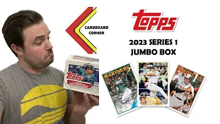 SSP PULLED! 2023 Topps Series 1 Jumbo Box Break! 1 AUTO & 2 MEM #boxbreak #baseballcards #topps