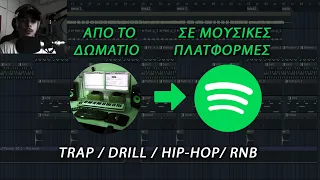 ΟΛΑ ΜΟΝΟΣ ΣΟΥ: Beat + Στίχοι + Recording + Mix + Artwork + Upload σε Spotify