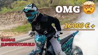 GASGAS EC 300 2023 SUPERMOTO BIKEBUILD | 16000€ !? | World's first turquoise GASGAS?