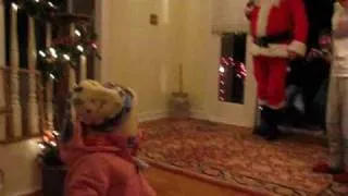 Santa Visits Our House