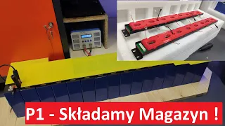 #6 Budowa Magazynu Od Podstaw - Składamy Magazyn (P1) #diy #lifepo4battery #magazynenergii