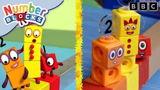 @Numberblocks- Pattern Palace! 🟡🟣| Numberblocks MathLink Cubes | Learn to Count