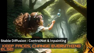 Create Stunning Storybook Scenes with ControlNet & Inpainting | Keep Faces, Change Everything Else!📚