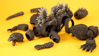 GODZILLA 1991 S.H.MonsterArts StopMotion Review