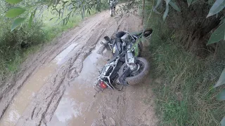 TET Trans Euro Trail Hungary Section 6 - How not try to get around the mud