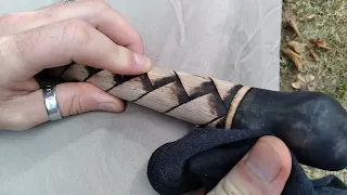 Making a Walking Stick (Staining)