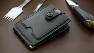 The compact money clip and classic trouser belt. Review of handmade products.