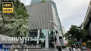 4K HDR| Walk around Sukhumvit Soi 27 | November 2022 | สุขุมวิทซอย 27 | Bangkok | Thailand