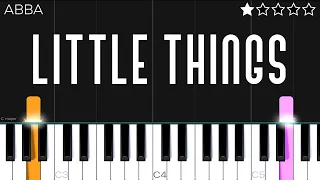 ABBA - Little Things | EASY Piano Tutorial