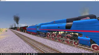 Steam Locomotive Lineup (trainz)