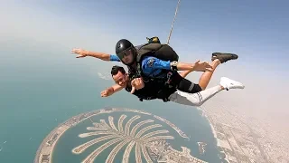 Я СДЕЛАЛ ЭТО! Мой прыжок с парашютом в ДУБАЕ | SKYDIVE DUBAI