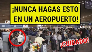 10 cosas que NUNCA debes hacer en un AEROPUERTO