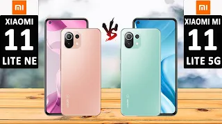 XIAOMI 11 LITE 5G NE VS XIAOMI MI 11 LITE 5G l Phones Comparison l Specifications