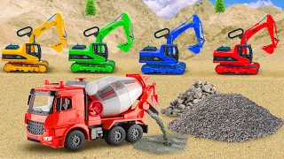 Mega RC Trucks RC Heavy Haulage RC Car Transport RC Traktor Volvo Lesu BL71 RC Wheel Loader Dozer!!